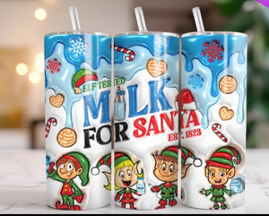 Milk for Santa Tumbler